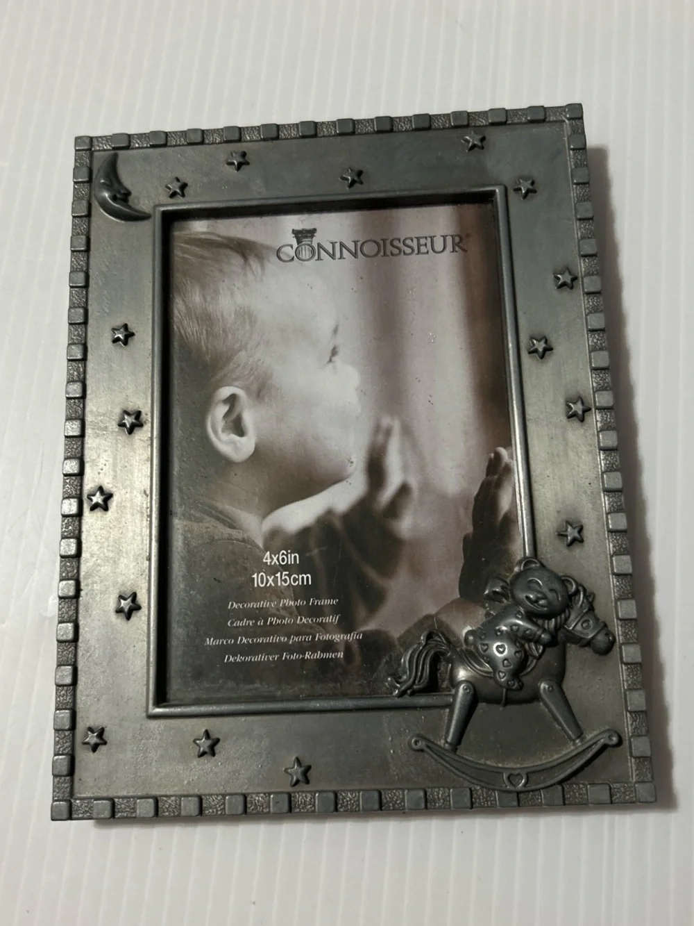 Silver Children's Rocking Horse Photo Frame - 4x6